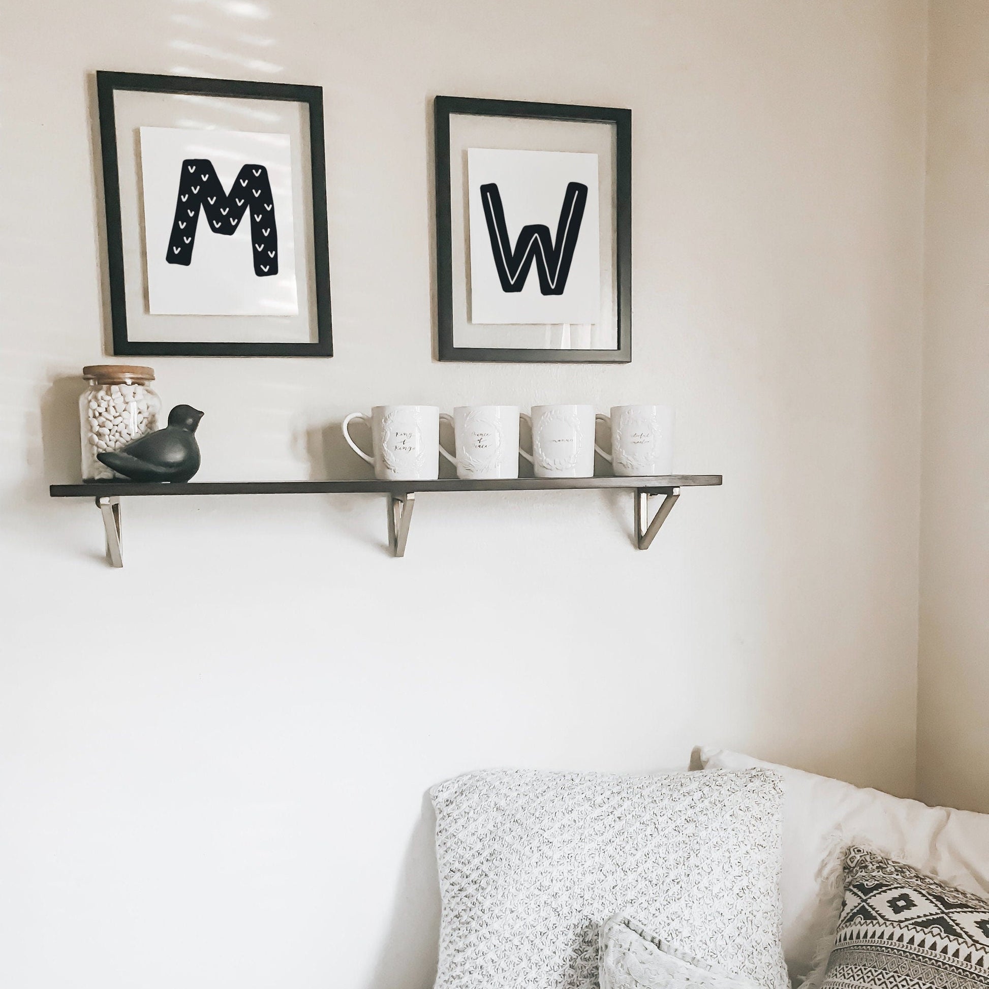 Scandinavian Letter Personalised Print