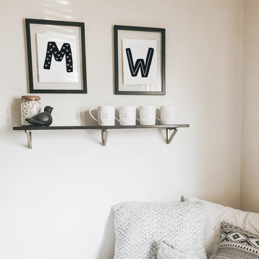 Scandinavian Letter Personalised Print