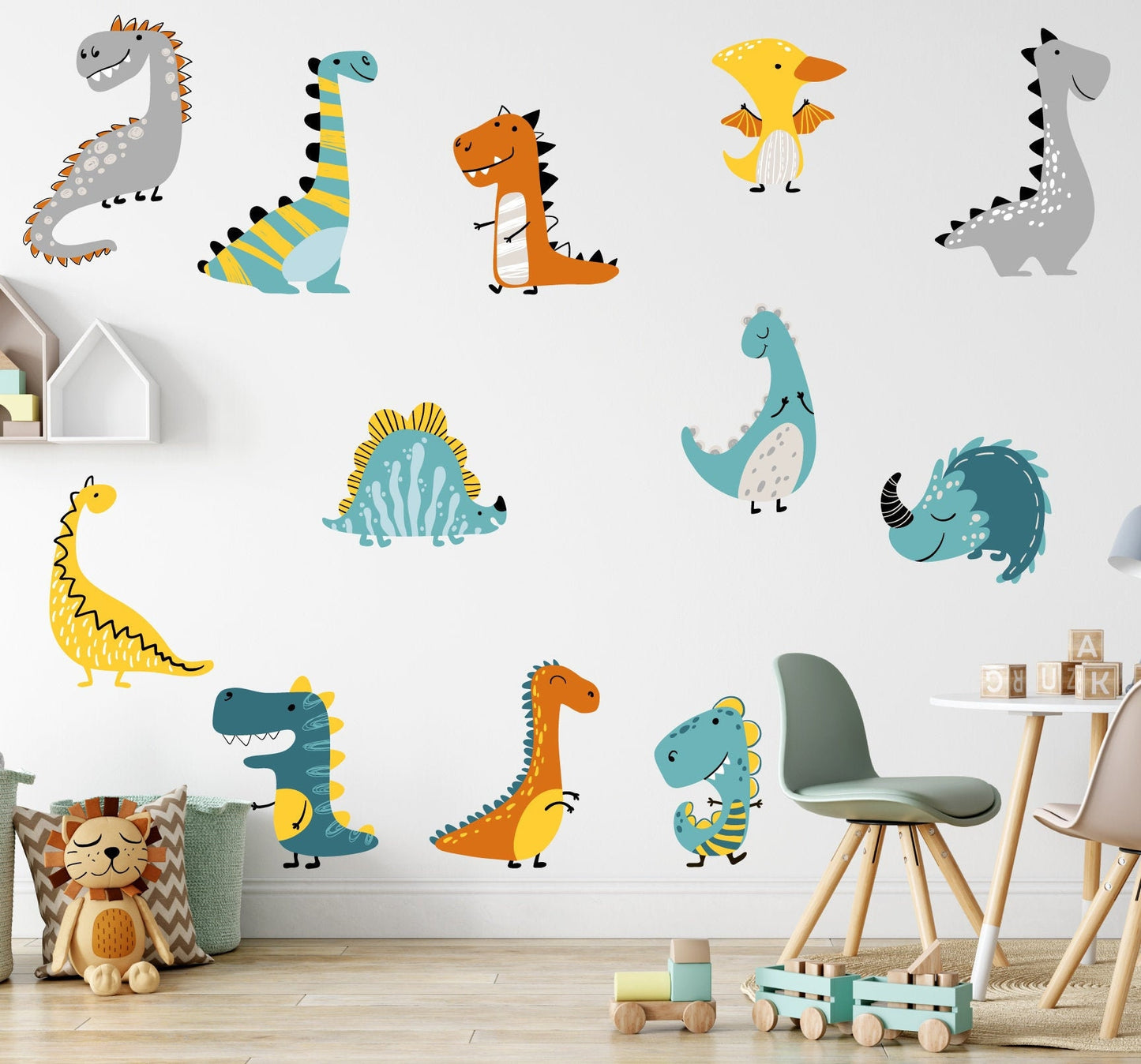 Cute Kids Dinosaur Wall Stickers