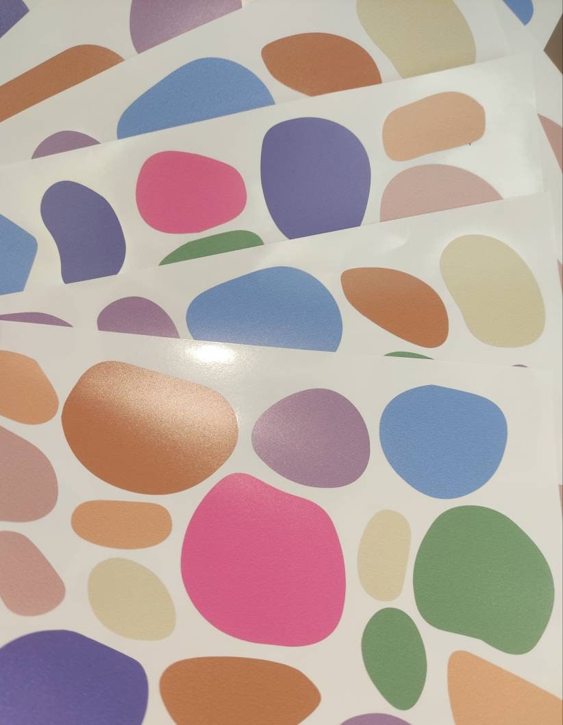 Pastel Room Decor Polka Dot Wall Stiuckers For Children Home Nursery Danish Pastel Denmark Decor For Kids Removable Vinyl Stickers
