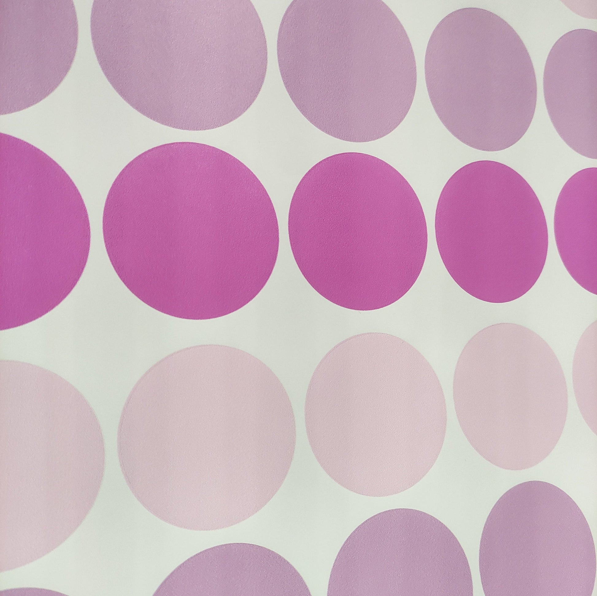 Pink Shades Colour Polka Dot Wall Stickers Decals