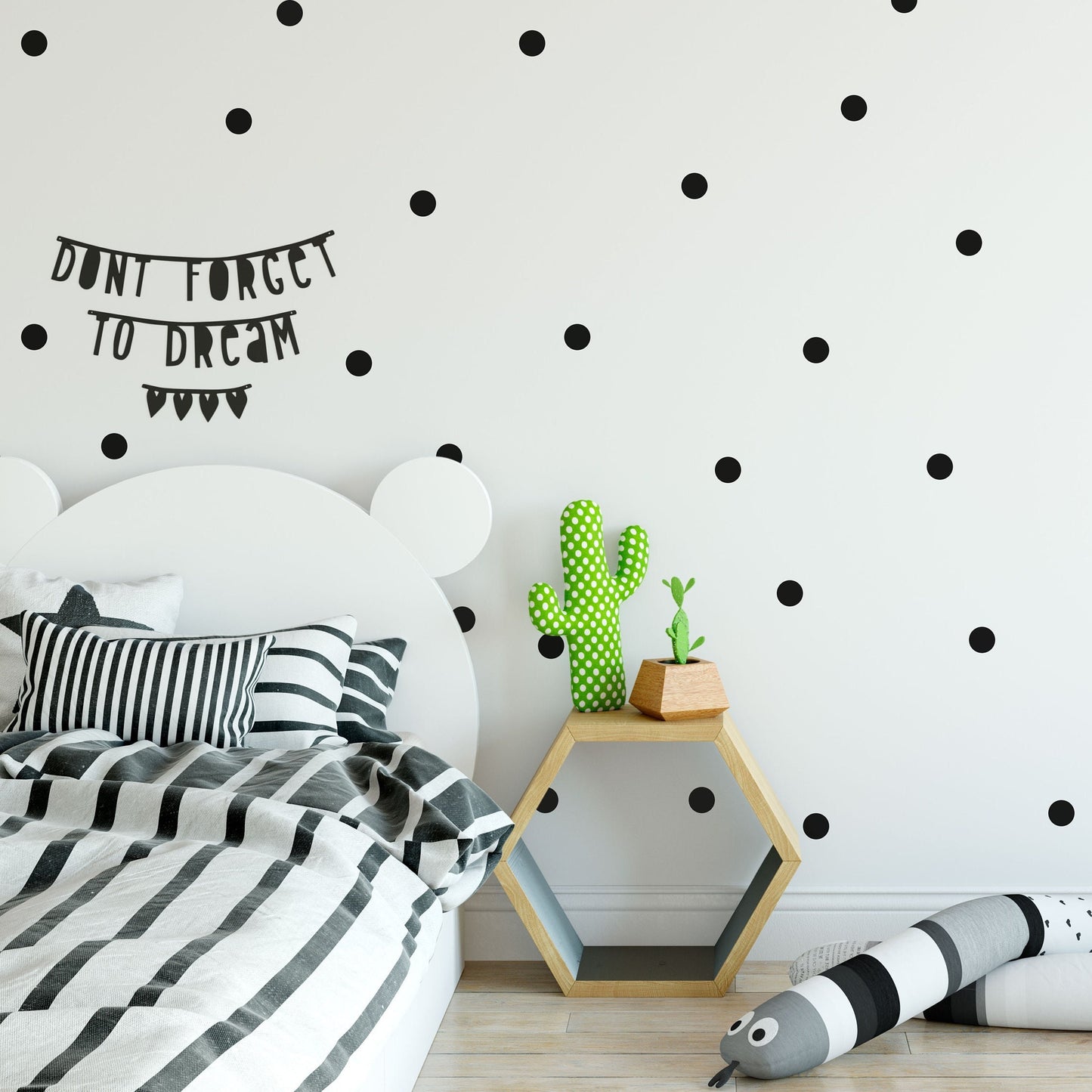 Polka Dot Wall Decals, Polka Dot Wall Stickers, Childrens Wall Stickers, Nursery Wall Art, Vinyl Stickers, Removable Wall Decor
