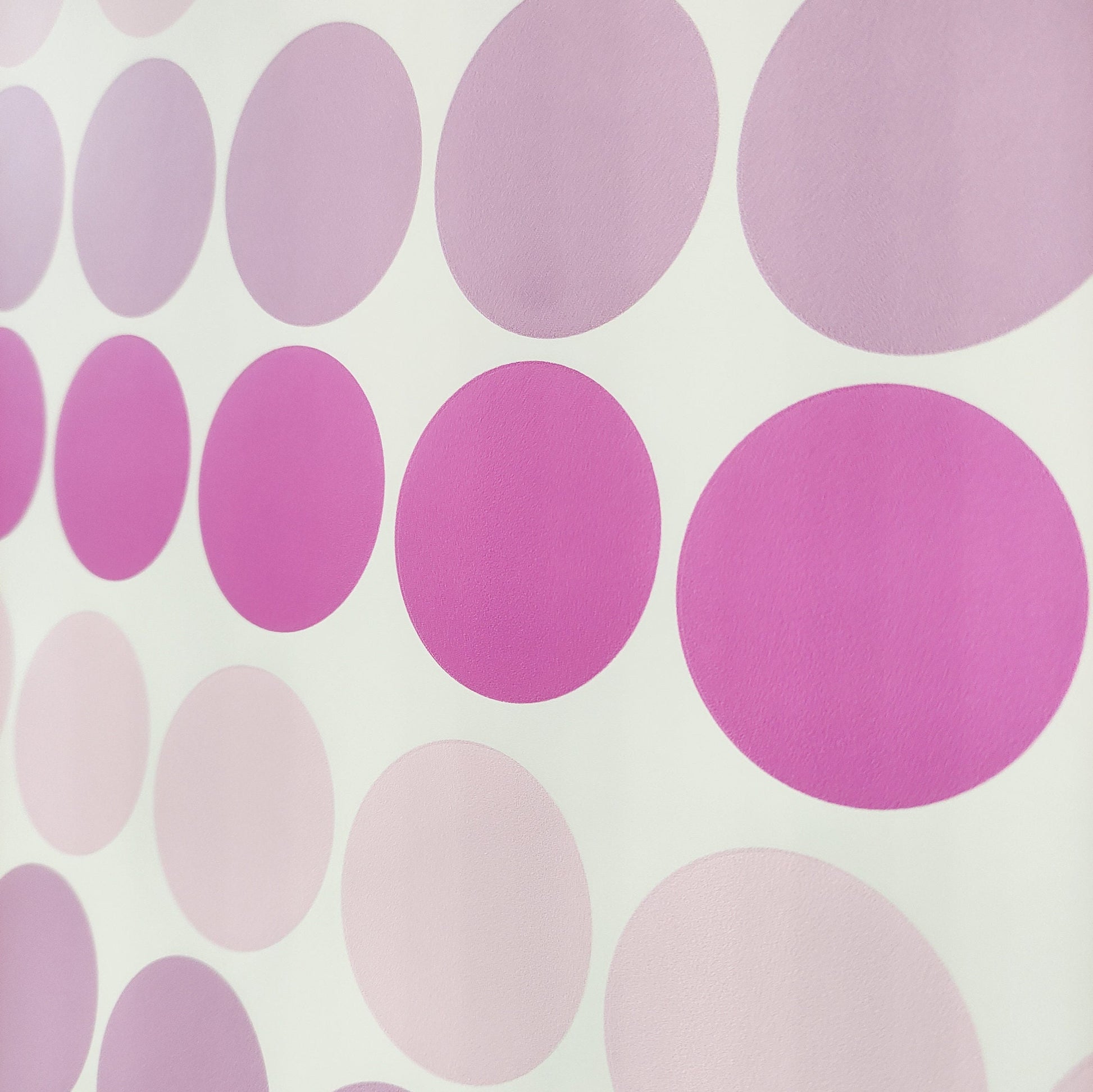 Pink Shades Colour Polka Dot Wall Stickers Decals