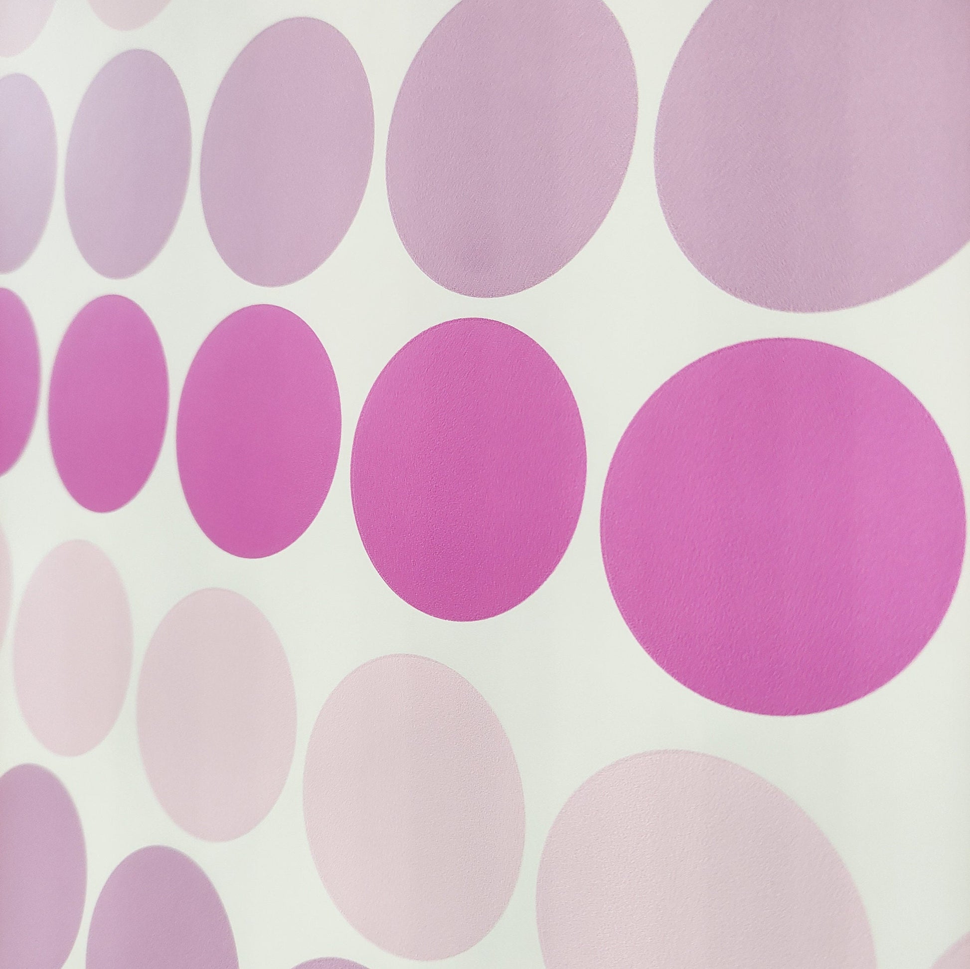 Pink Shades Colour Polka Dot Wall Stickers Decals