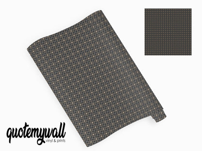Black Geometric Pattern Vinyl Wrap Print
