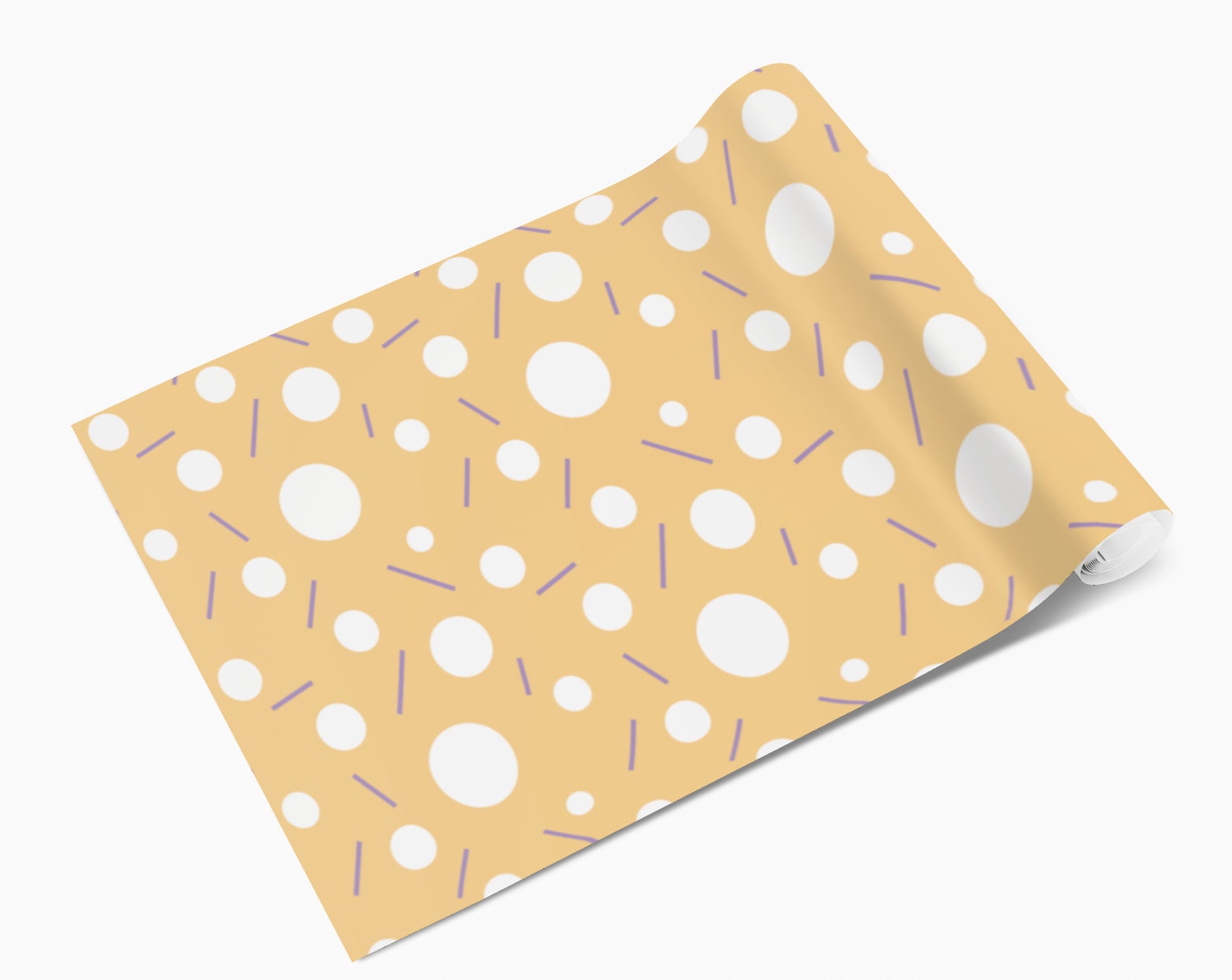 Polka Dots & Lines Pattern Vinyl Wrap