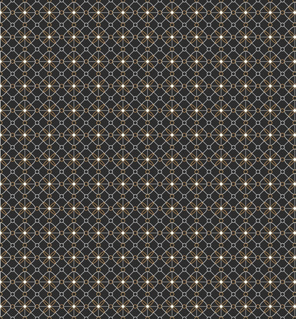 Black Geometric Pattern Vinyl Wrap Print