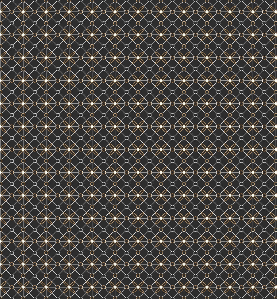 Black Geometric Pattern Vinyl Wrap Print