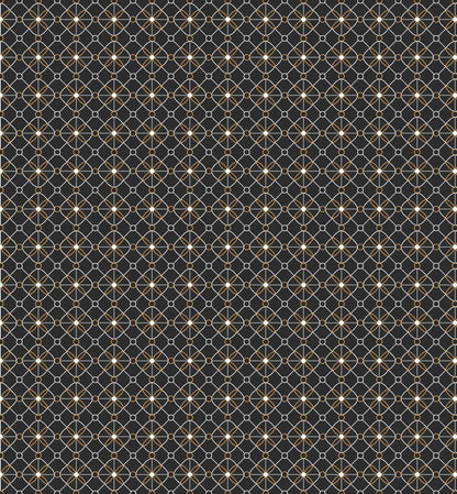 Black Geometric Pattern Vinyl Wrap Print
