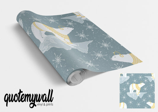 Polar Bear Iceberg Animal Vinyl Sticker Wrap