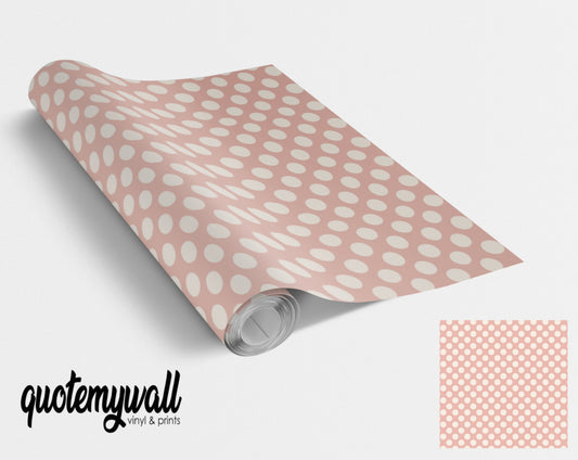 Polka Dot Pattern Furniture/Window Vinyl Wrap Sticker