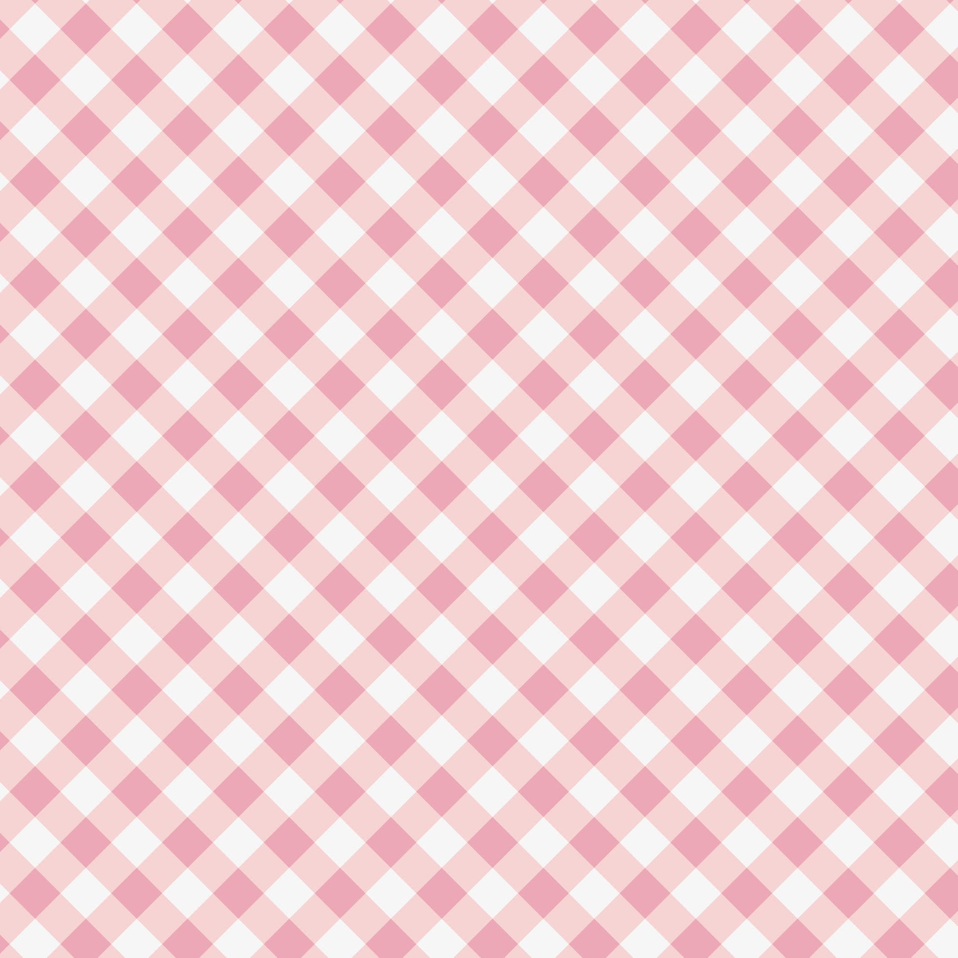 Baby Pink Checked Vinyl Furniture Wrap