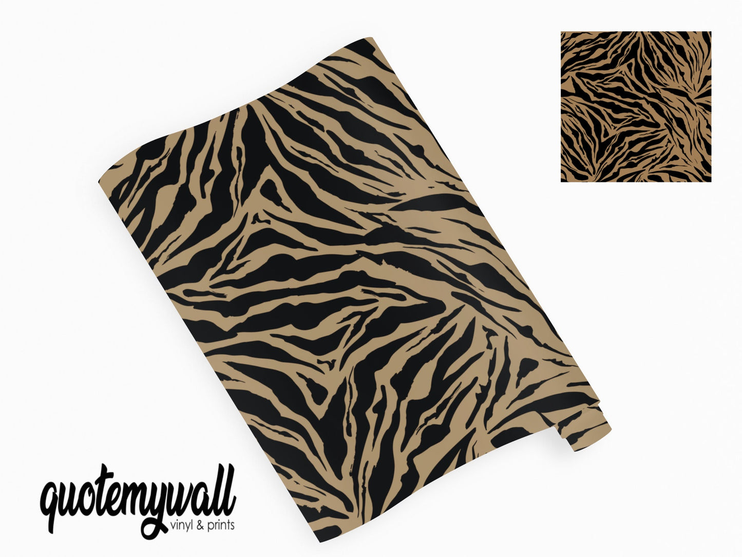 Stripes Animal Print Vinyl Furniture Wrap