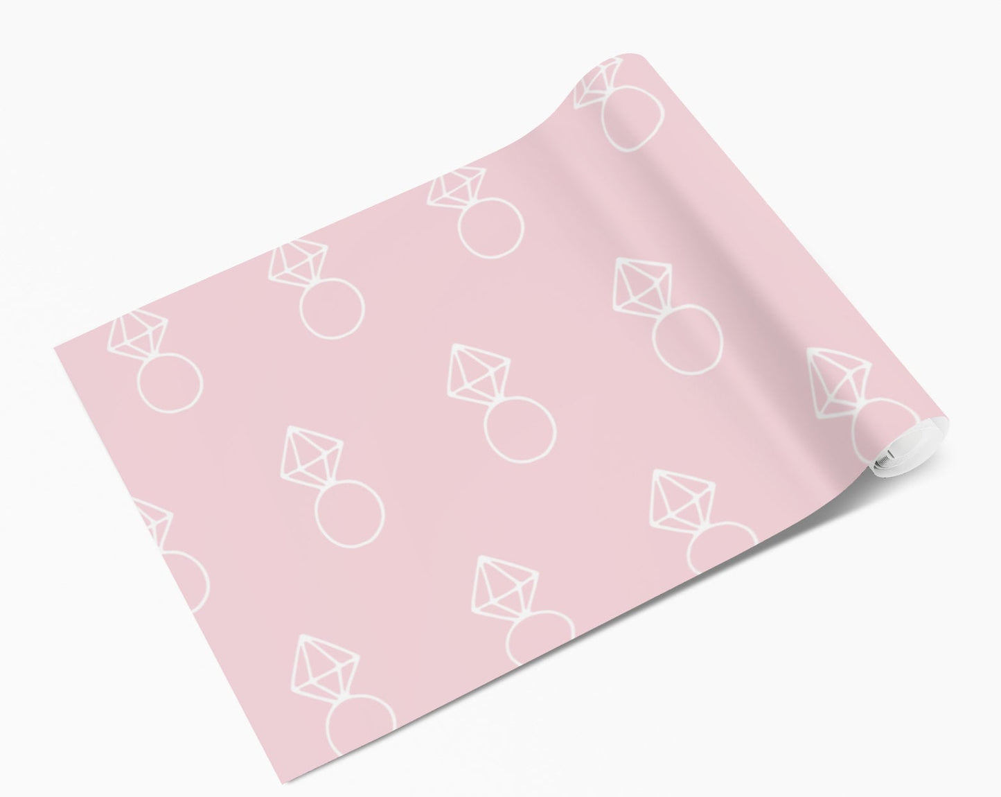 Light Pink Diamond Ring Geometric Vinyl Wrap