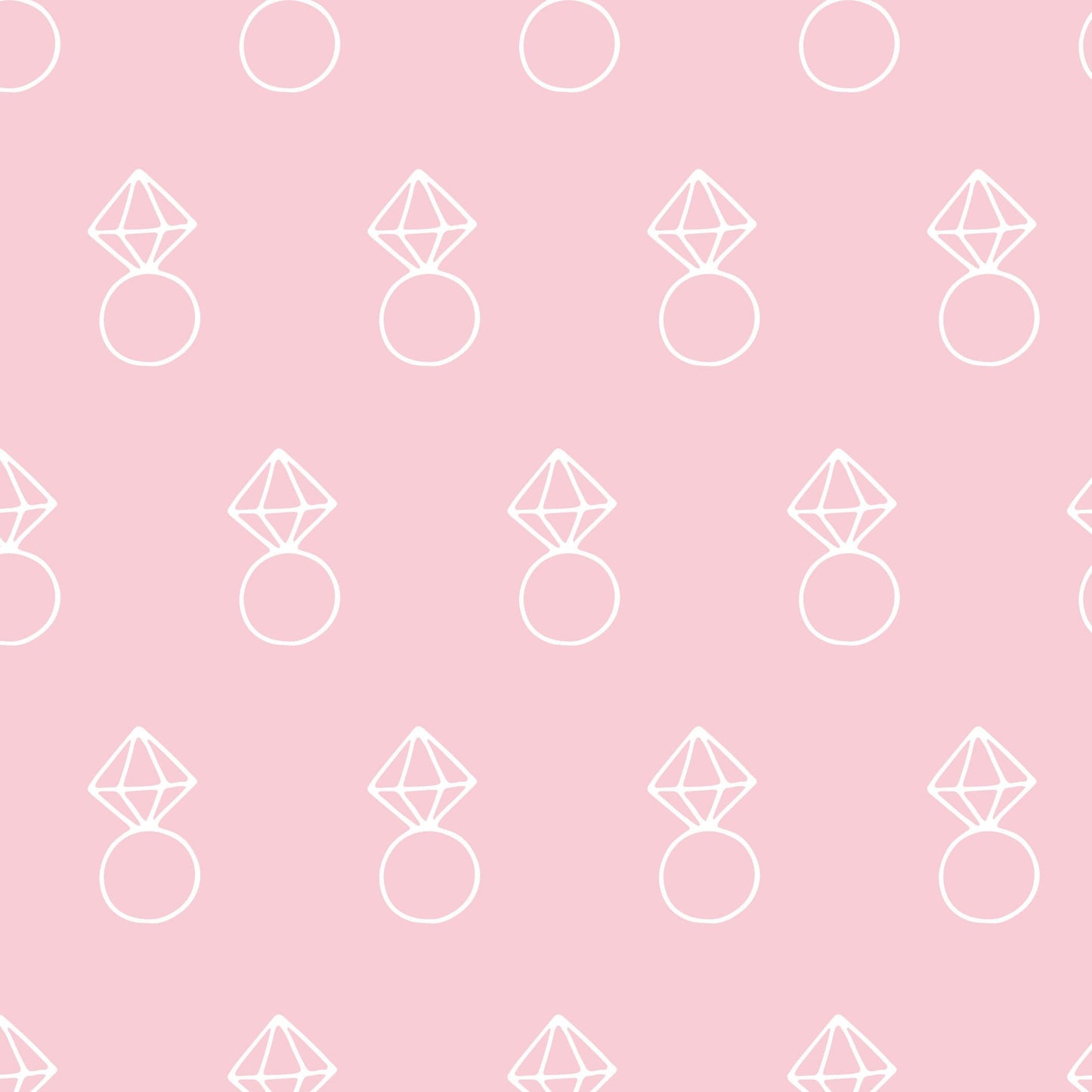 Light Pink Diamond Ring Geometric Vinyl Wrap