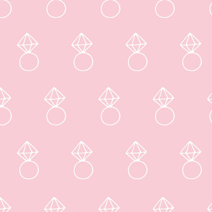 Light Pink Diamond Ring Geometric Vinyl Wrap