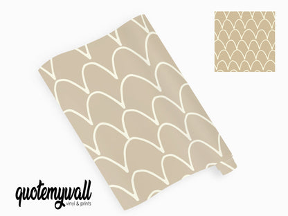 Arch Lines Beige/Light Brown Vinyl Wrap