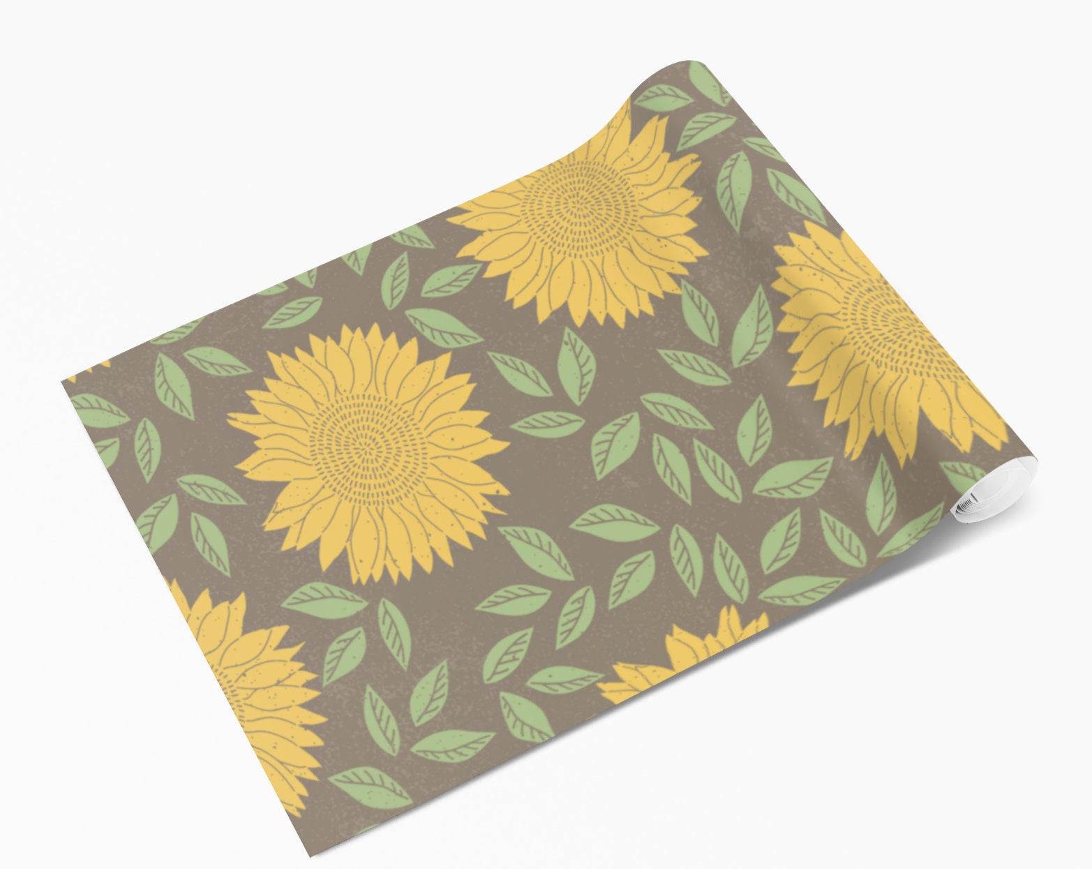 Sunflower Pattern Vinyl Sticker Wrap