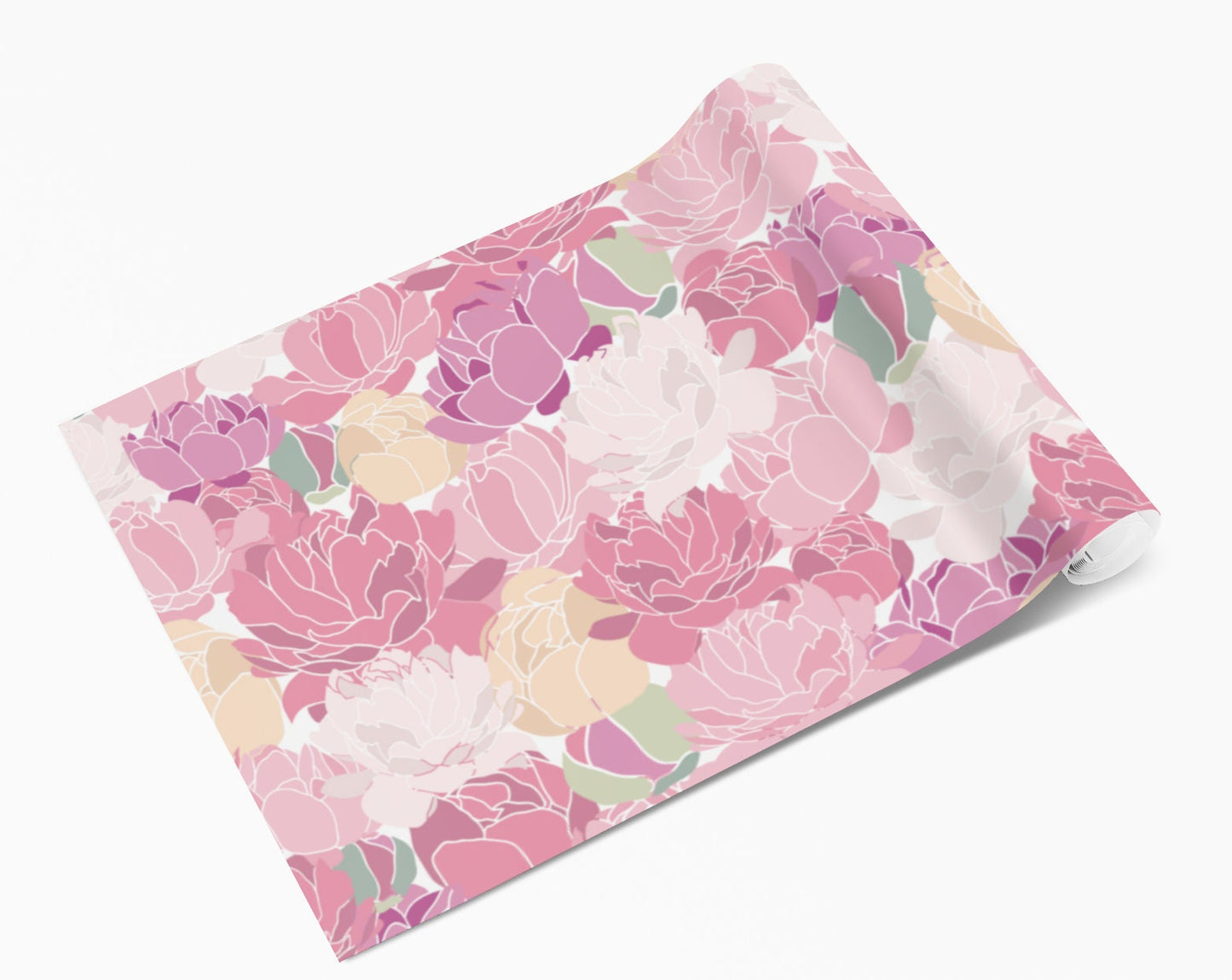 Peonies Pattern Floral Vinyl Sticker Wrap