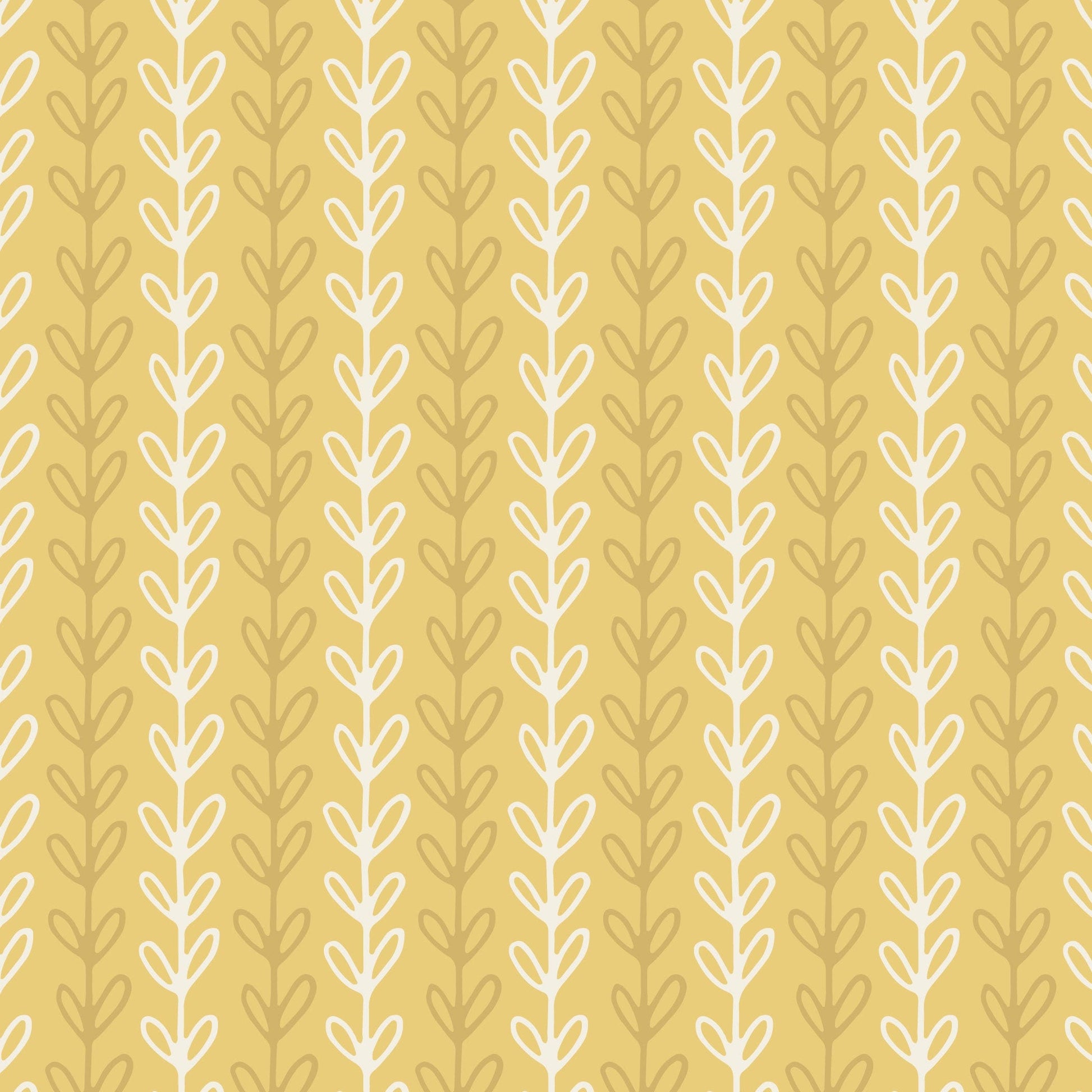 Tan Vine Floral Vinyl Window/Furniture Wrap