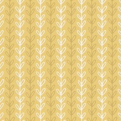 Tan Vine Floral Vinyl Window/Furniture Wrap