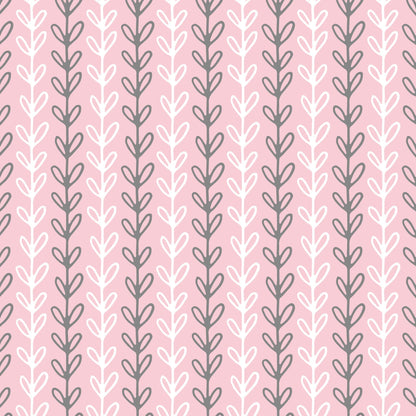 Pink Vine Floral Vinyl Window/Furniture Wrap