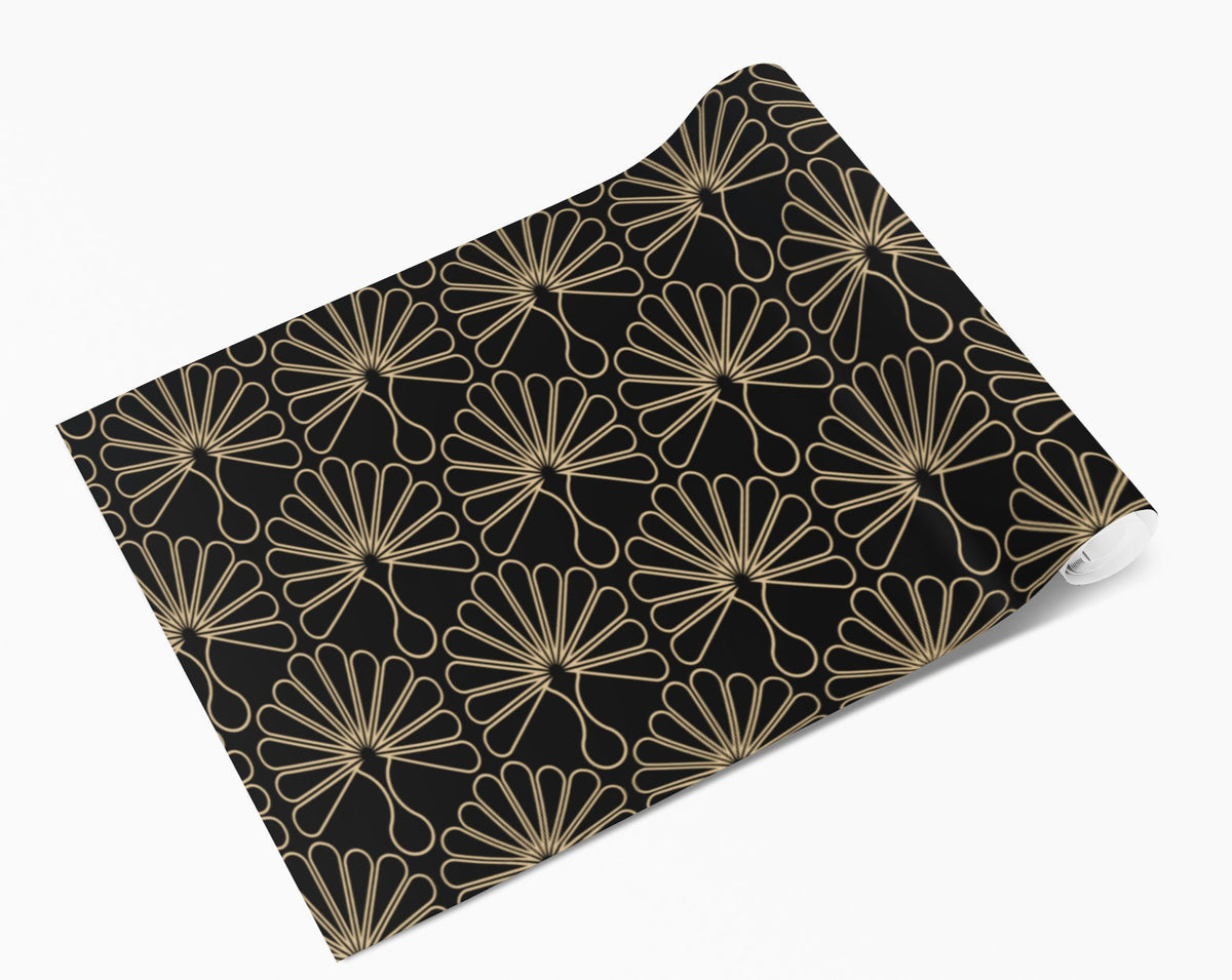 Gold Art Deco Vintage Pattern Vinyl Wrap – QuoteMyWall