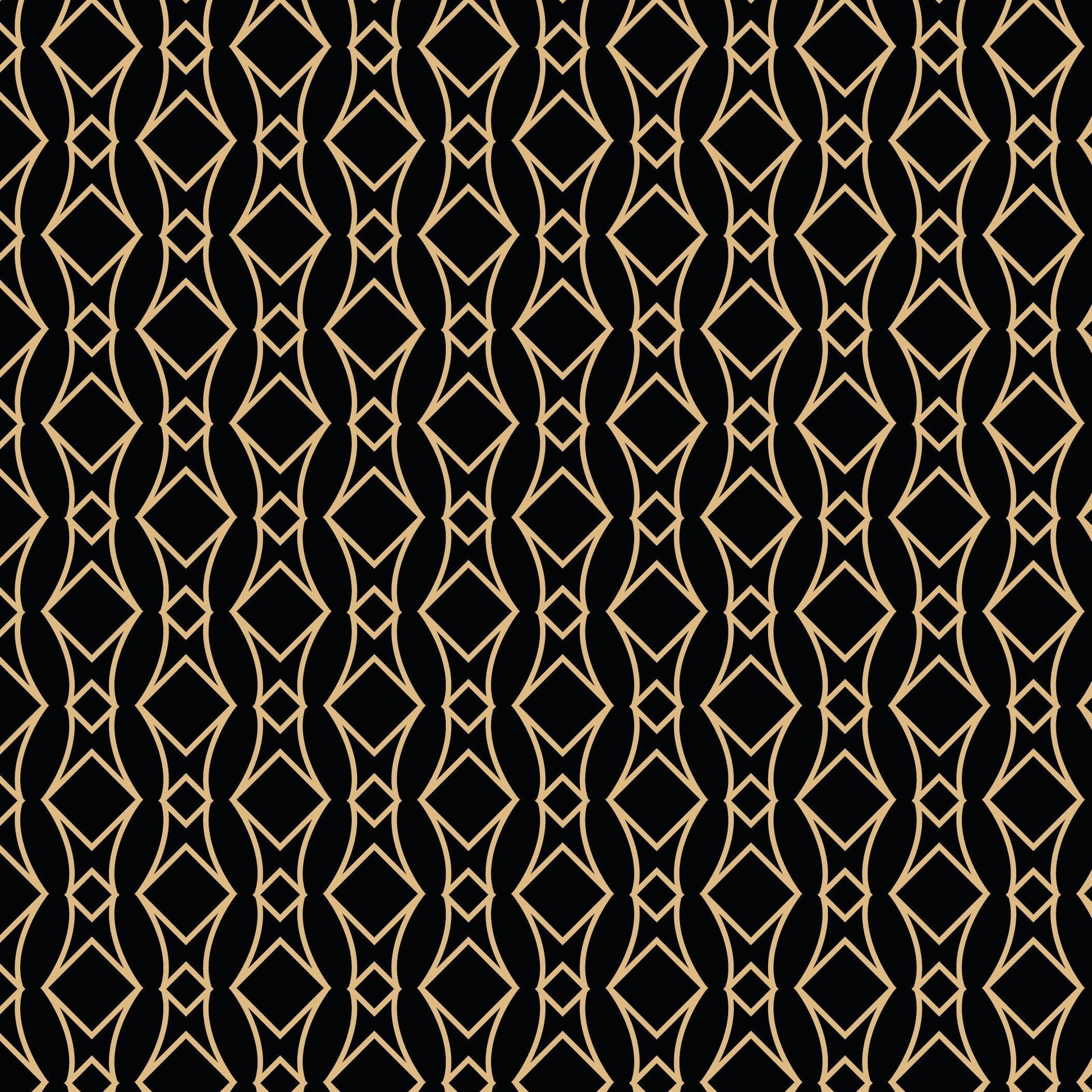 Art Deco Geometric Gold Pattern Vinyl Wrap