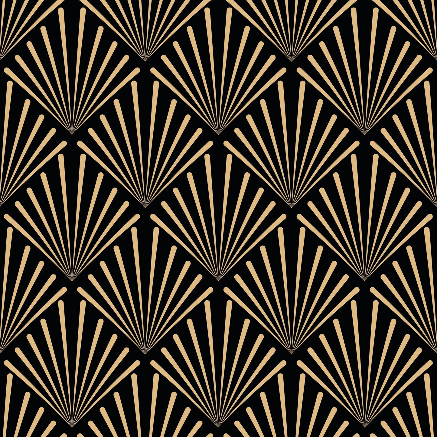 Art Deco Gold Square Pattern Vinyl Furniture Wrap