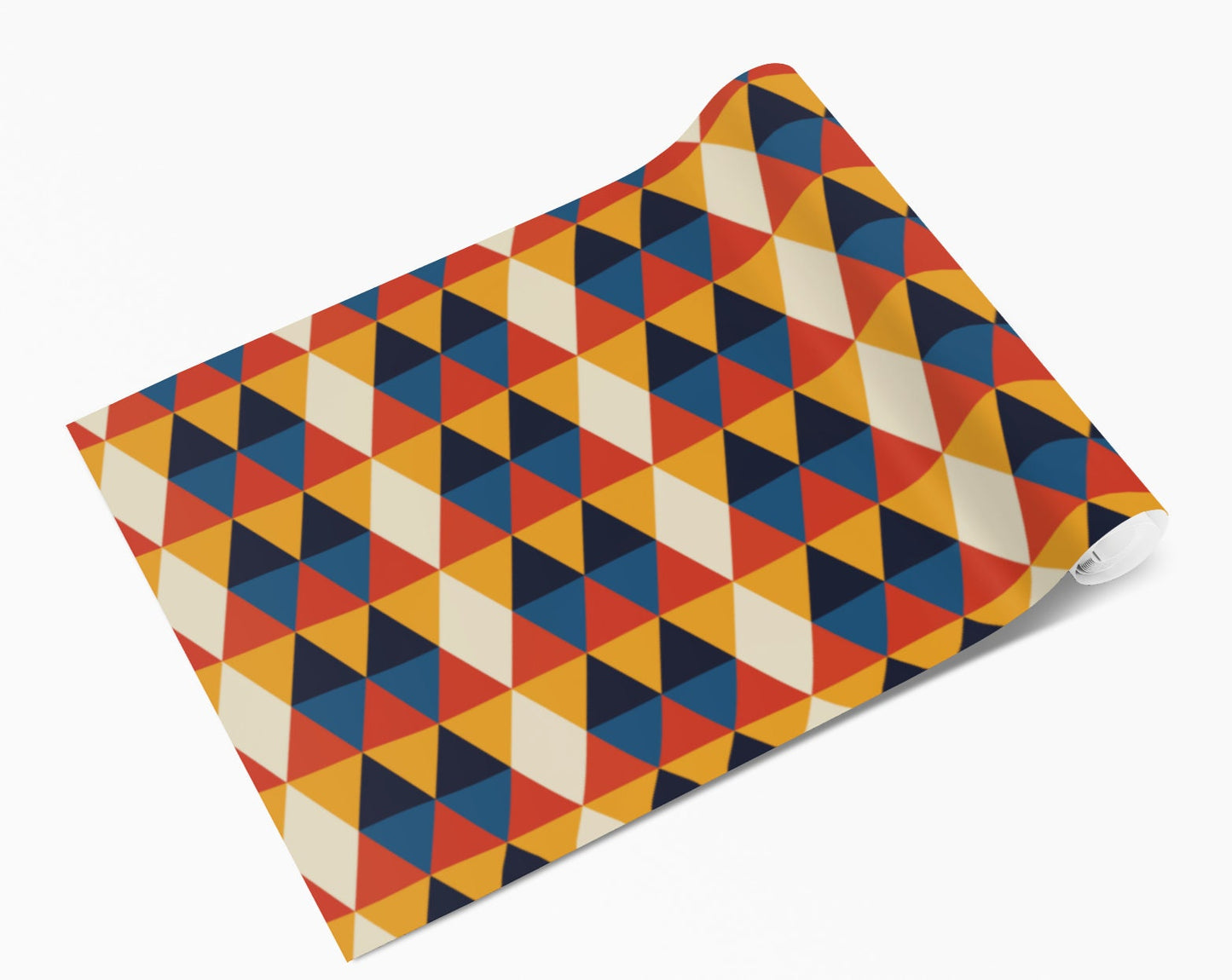 Retro Triangle Pattern Vinyl Wrap