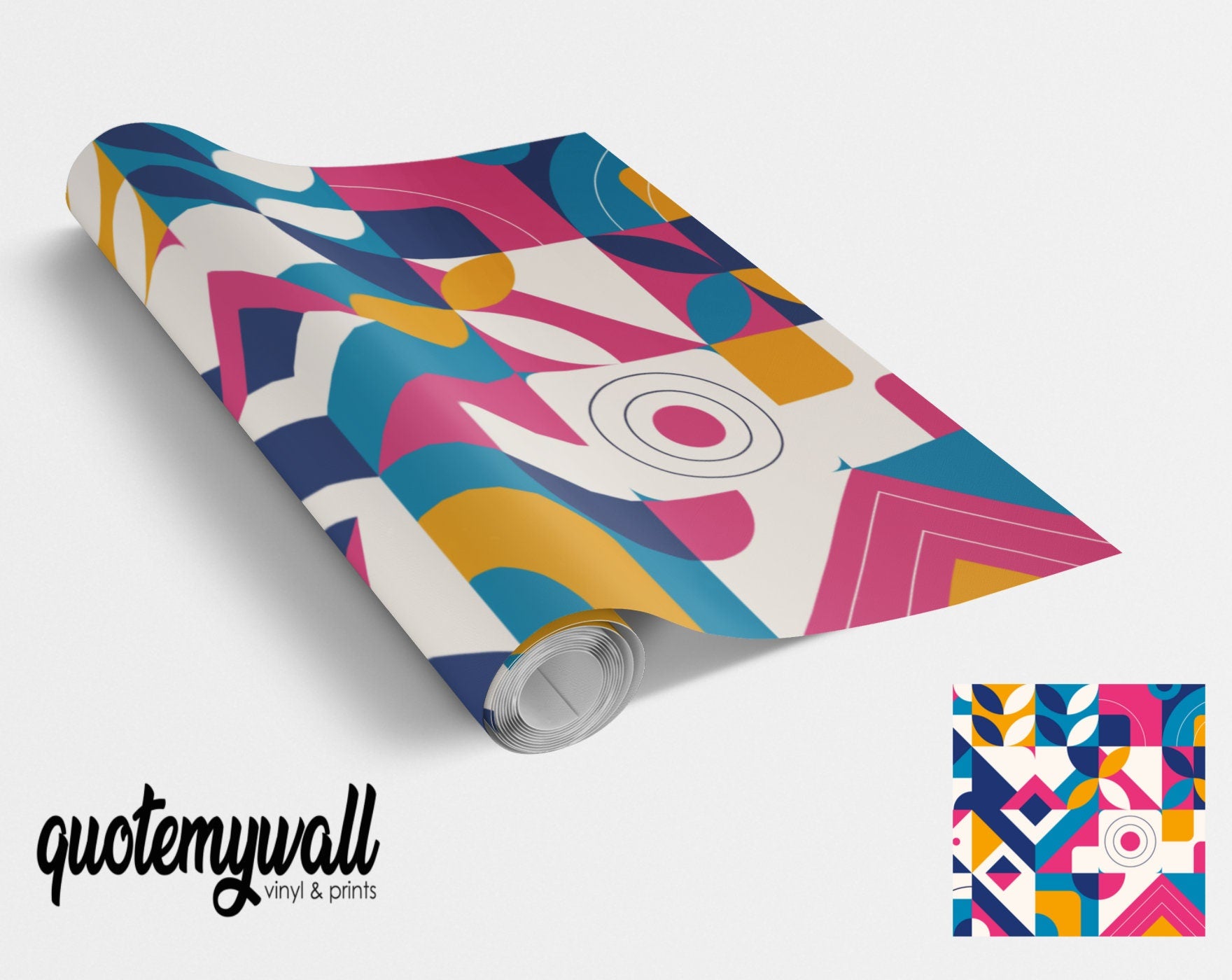 Abstract Pattern Groovy Retro Vinyl Wrap