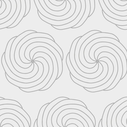 Grey Mandala Shapes Vinyl Furniture Wrap