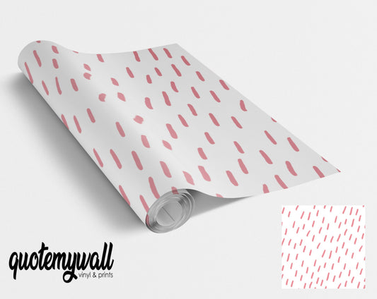 Salmon Pink Sprinkle Pattern Vinyl Wrap