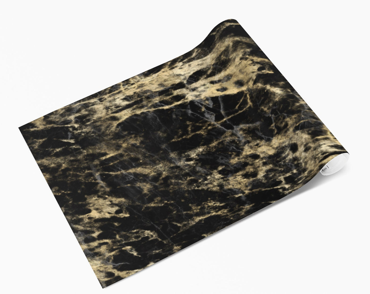 Black & Gold Calacatta Marble Vinyl Wrap