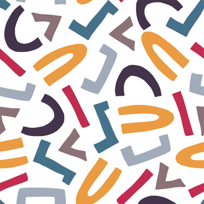 Fun Shapes Colour Pattern Vinyl Wrap