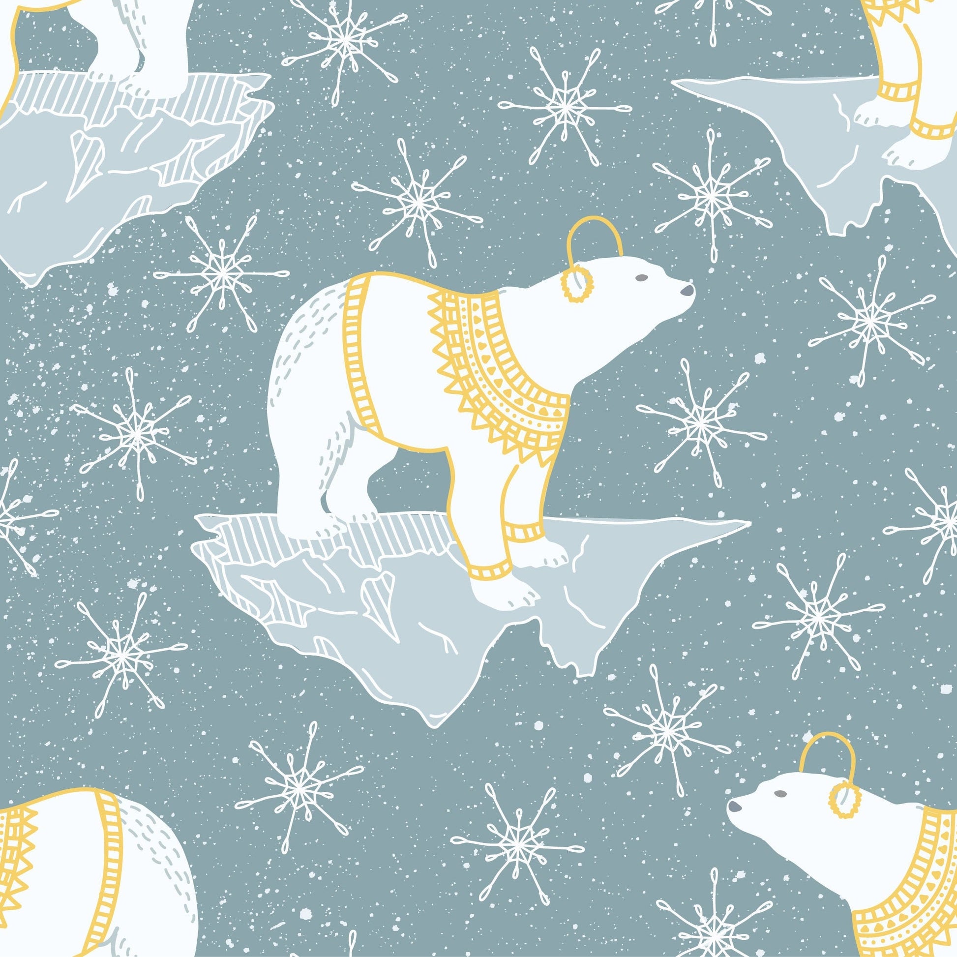 Polar Bear Iceberg Animal Vinyl Sticker Wrap