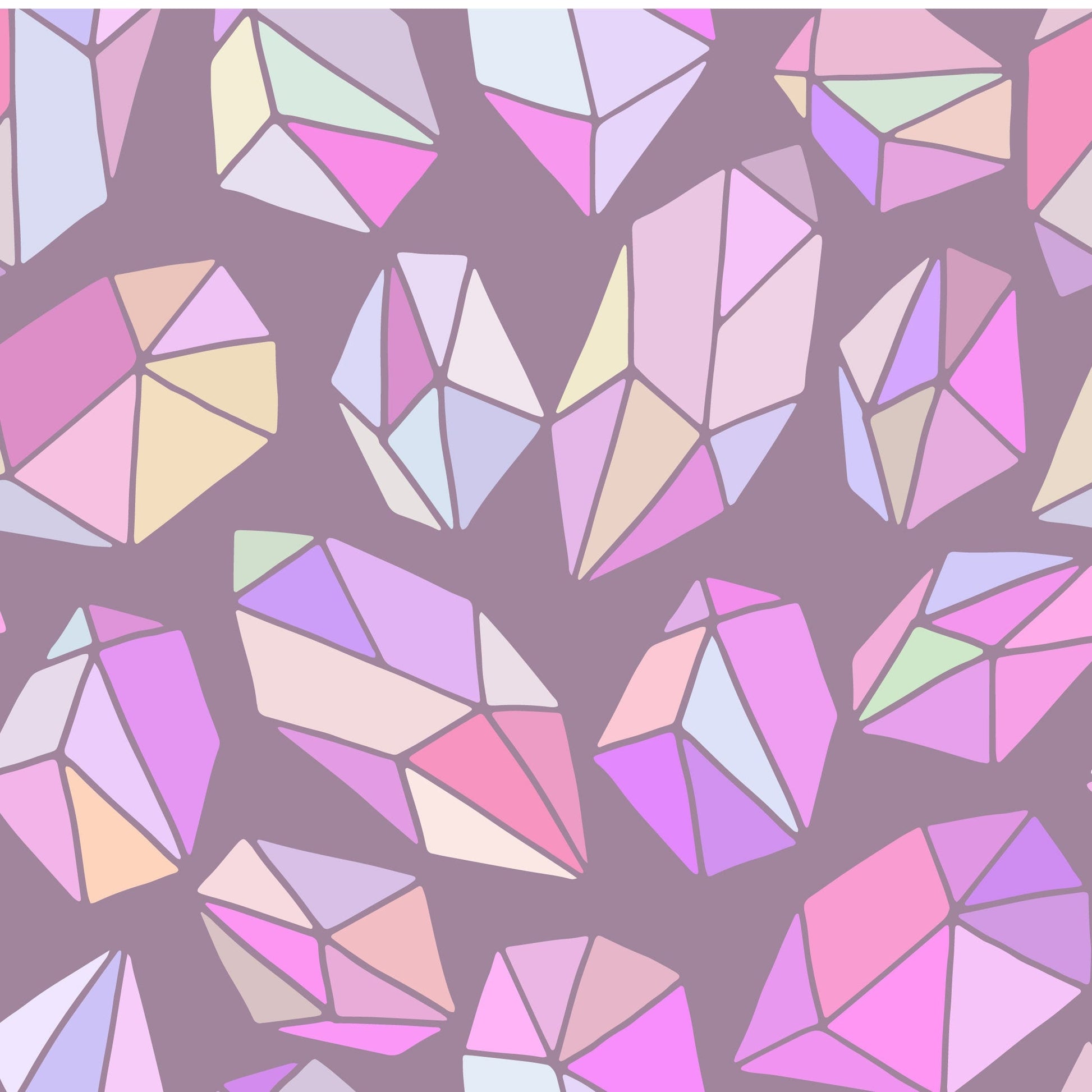Pink Pastel Geometric Shapes Vinyl Sticker Wrap