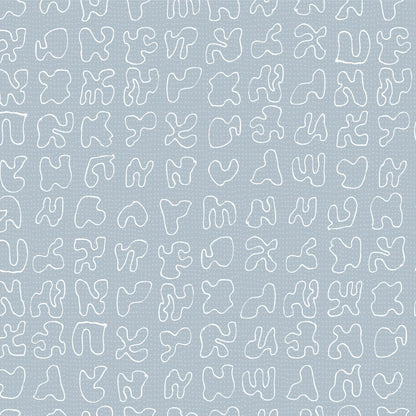 White Shapes Abstract Pattern Vinyl Sticker Wrap