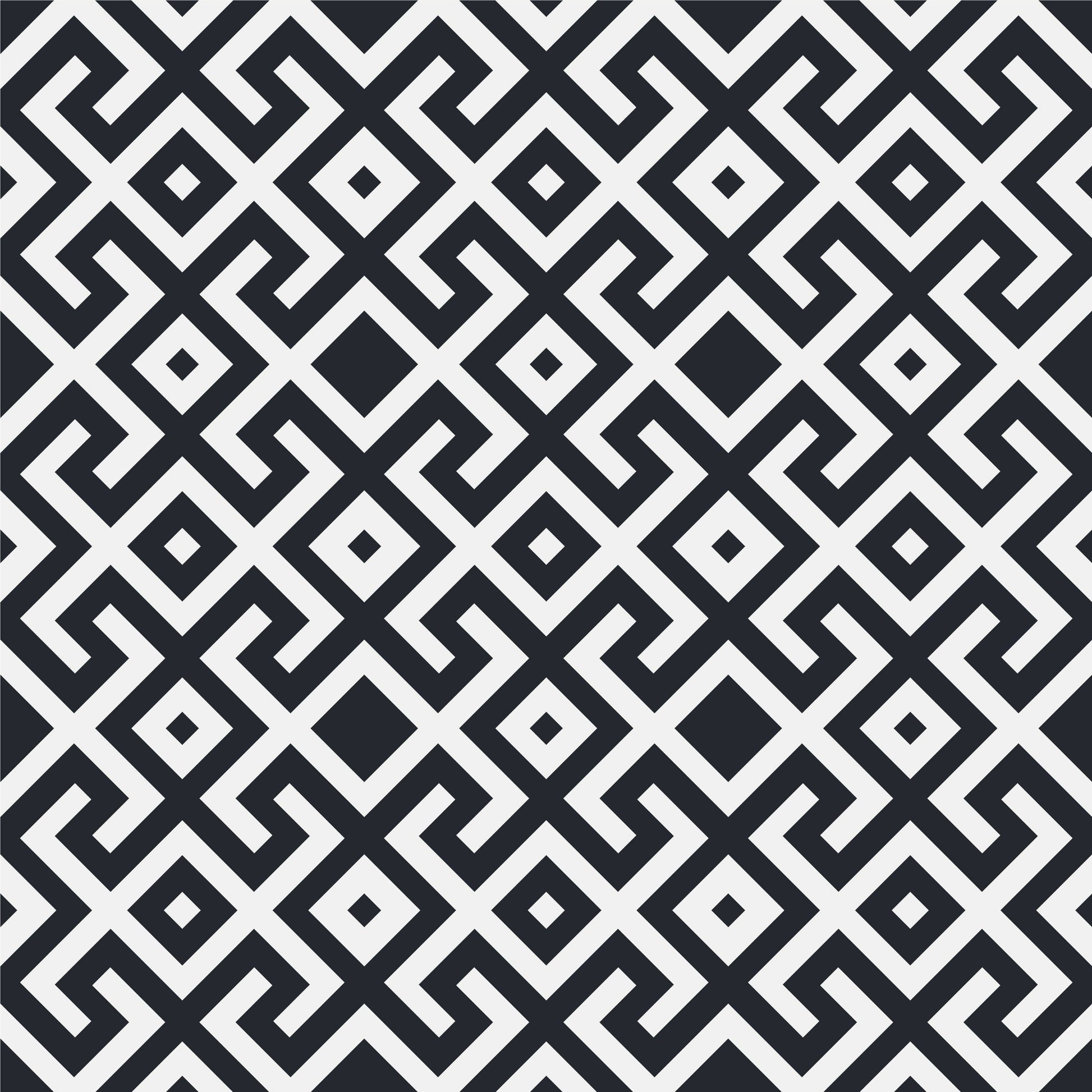 Geometric Square Pattern Tile Wrap