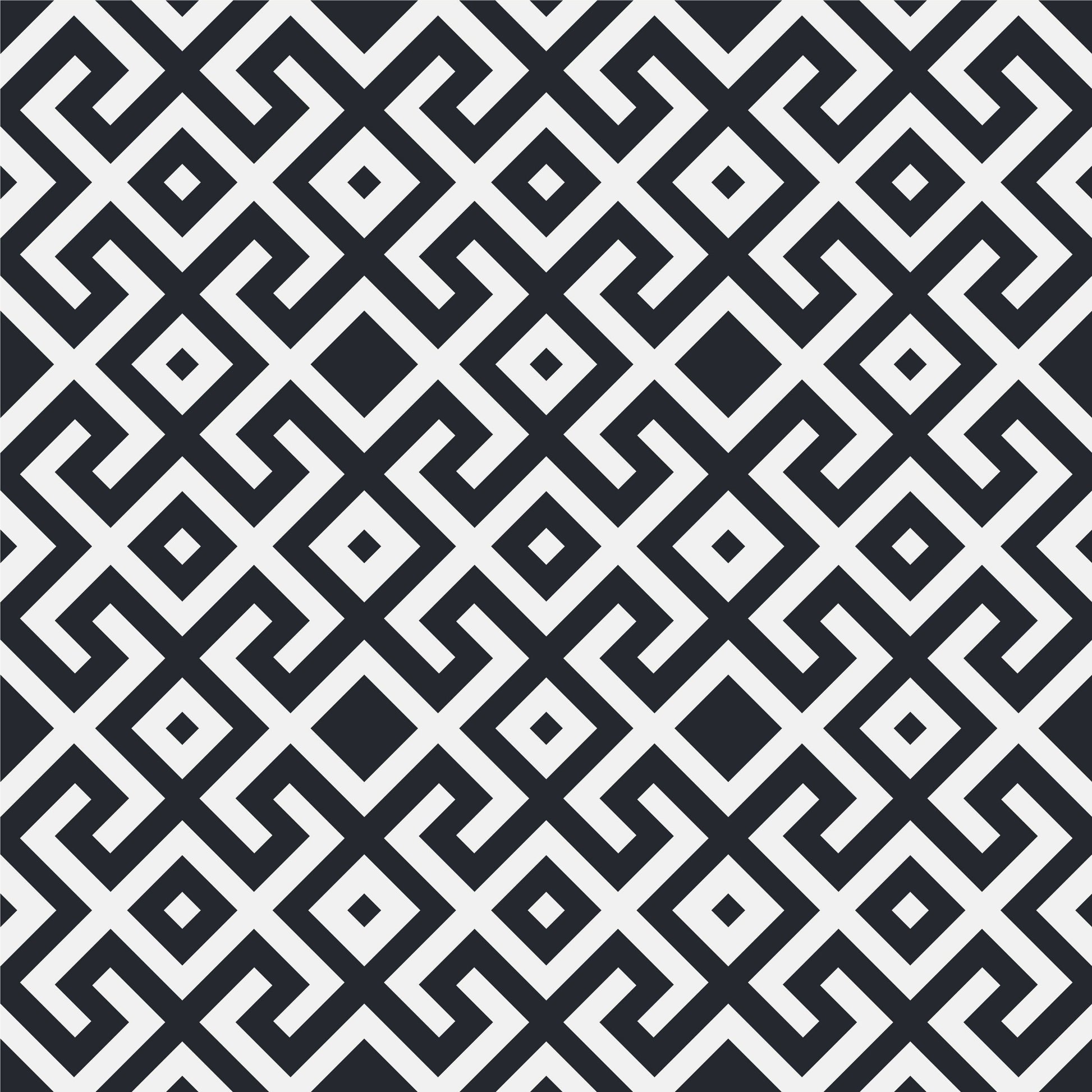 Geometric Square Pattern Tile Wrap