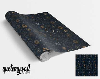 Constellations/Star & Moons Vinyl Furniture Wrap