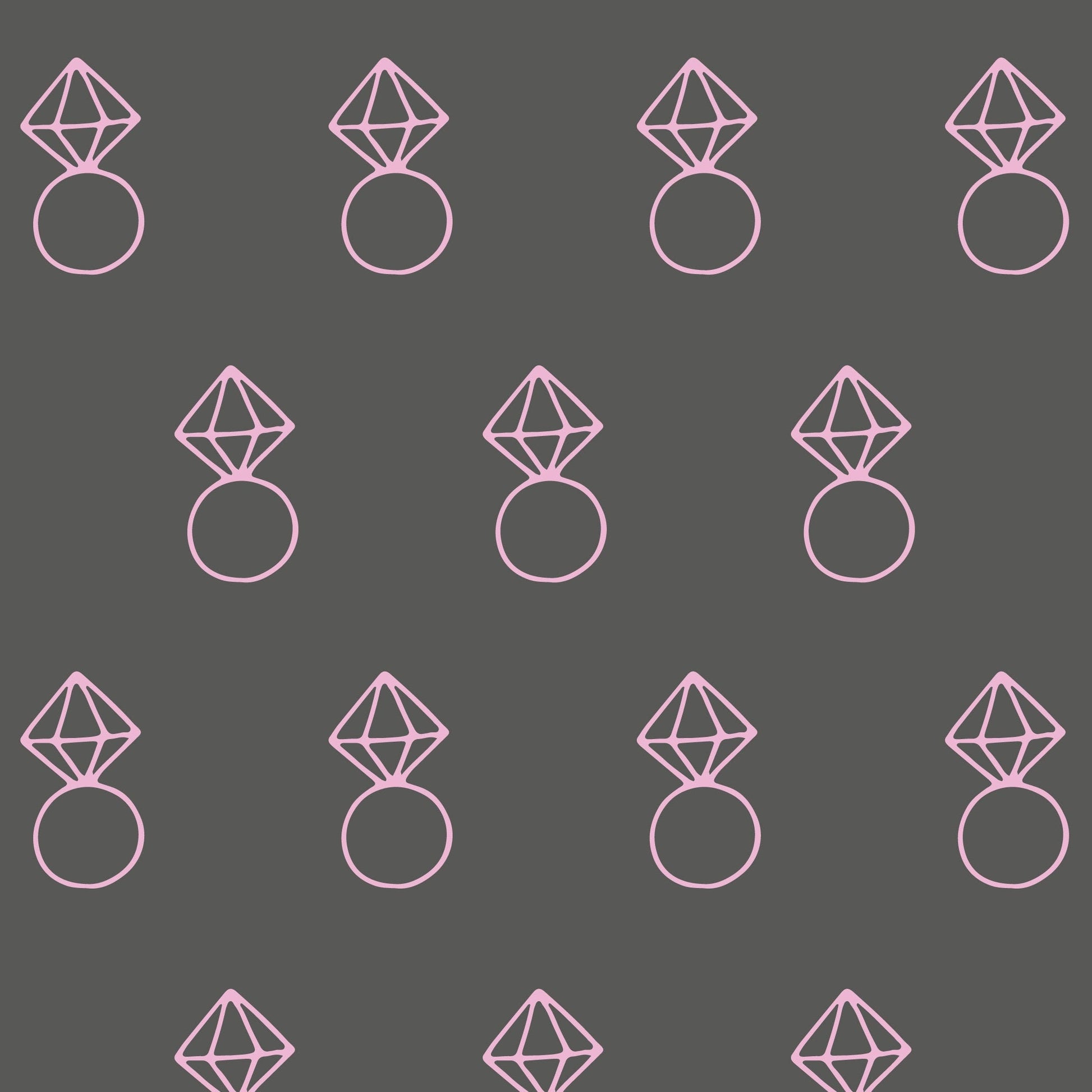 Grey Diamond Ring Geometric Vinyl Wrap