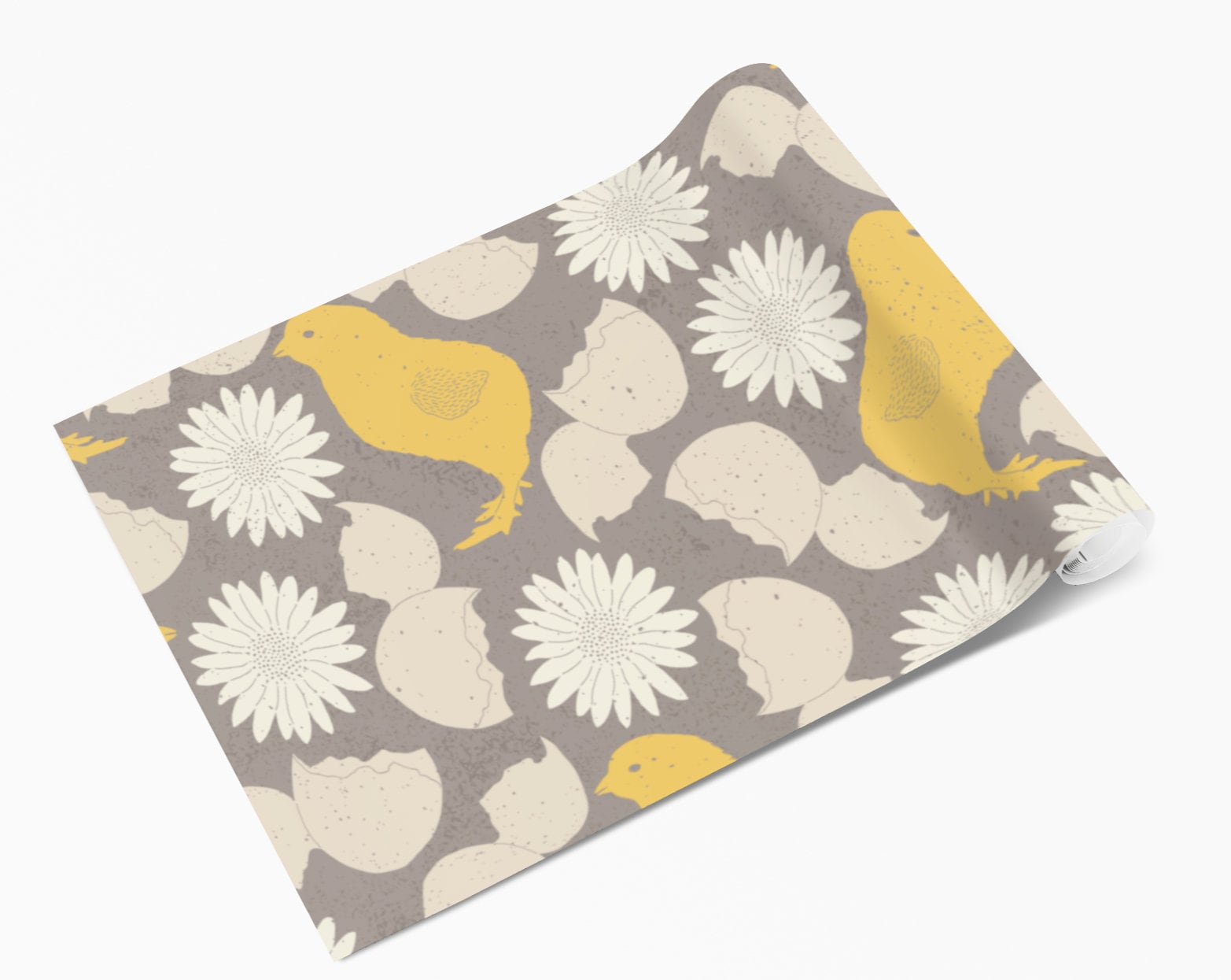 Chick & Floral Pattern Vinyl Sticker Wrap