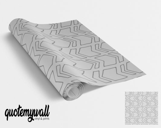 Grey Chevron Vinyl Window/Furniture Wrap
