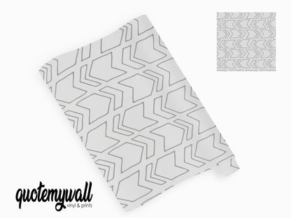 Grey Chevron Vinyl Window/Furniture Wrap