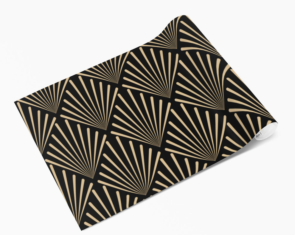 Art Deco Gold Square Pattern Vinyl Furniture Wrap – QuoteMyWall