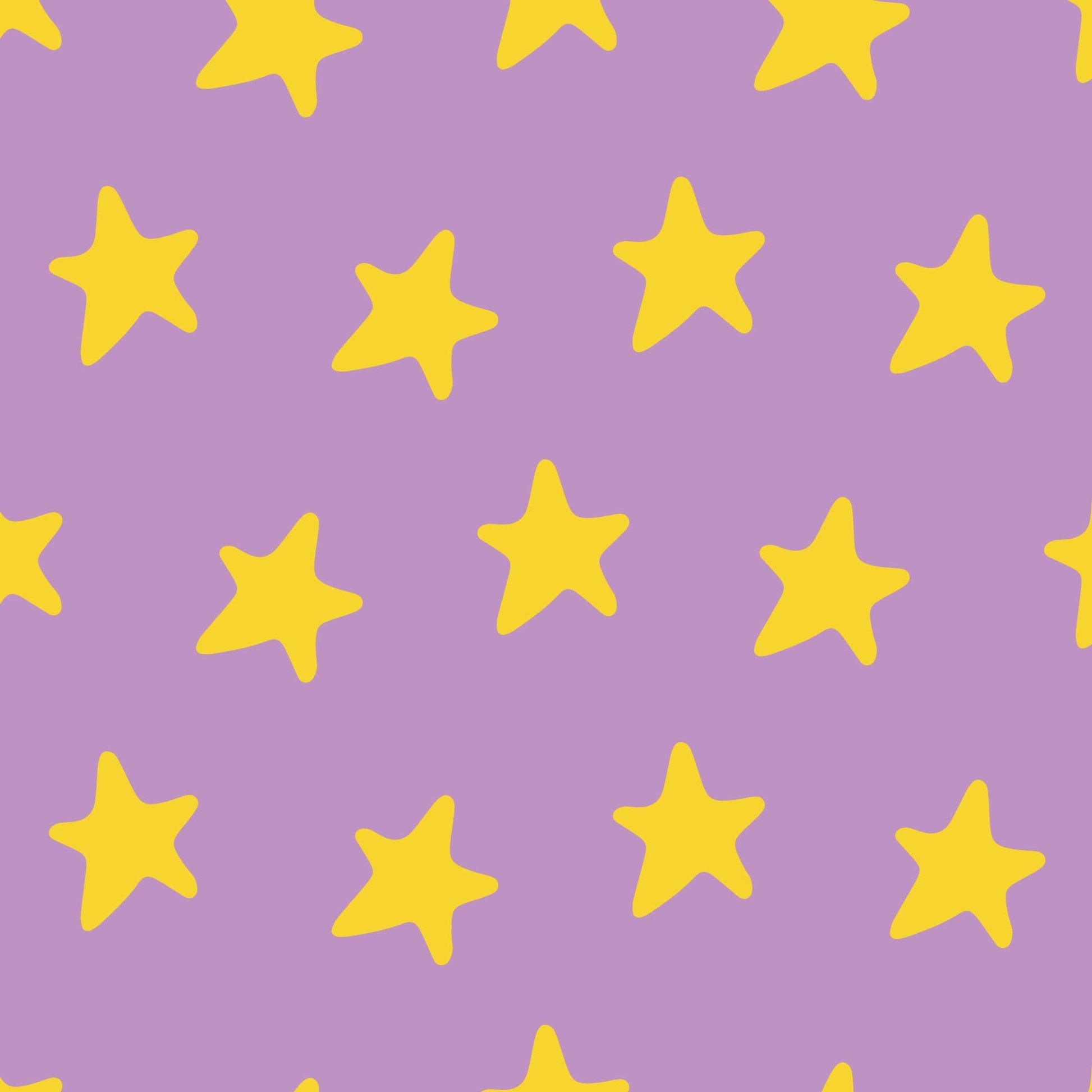 Purple & Yellow Stars Pattern Vinyl Wrap