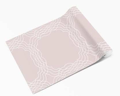 Salmon Pink Mandala Pattern Vinyl Furniture Wrap