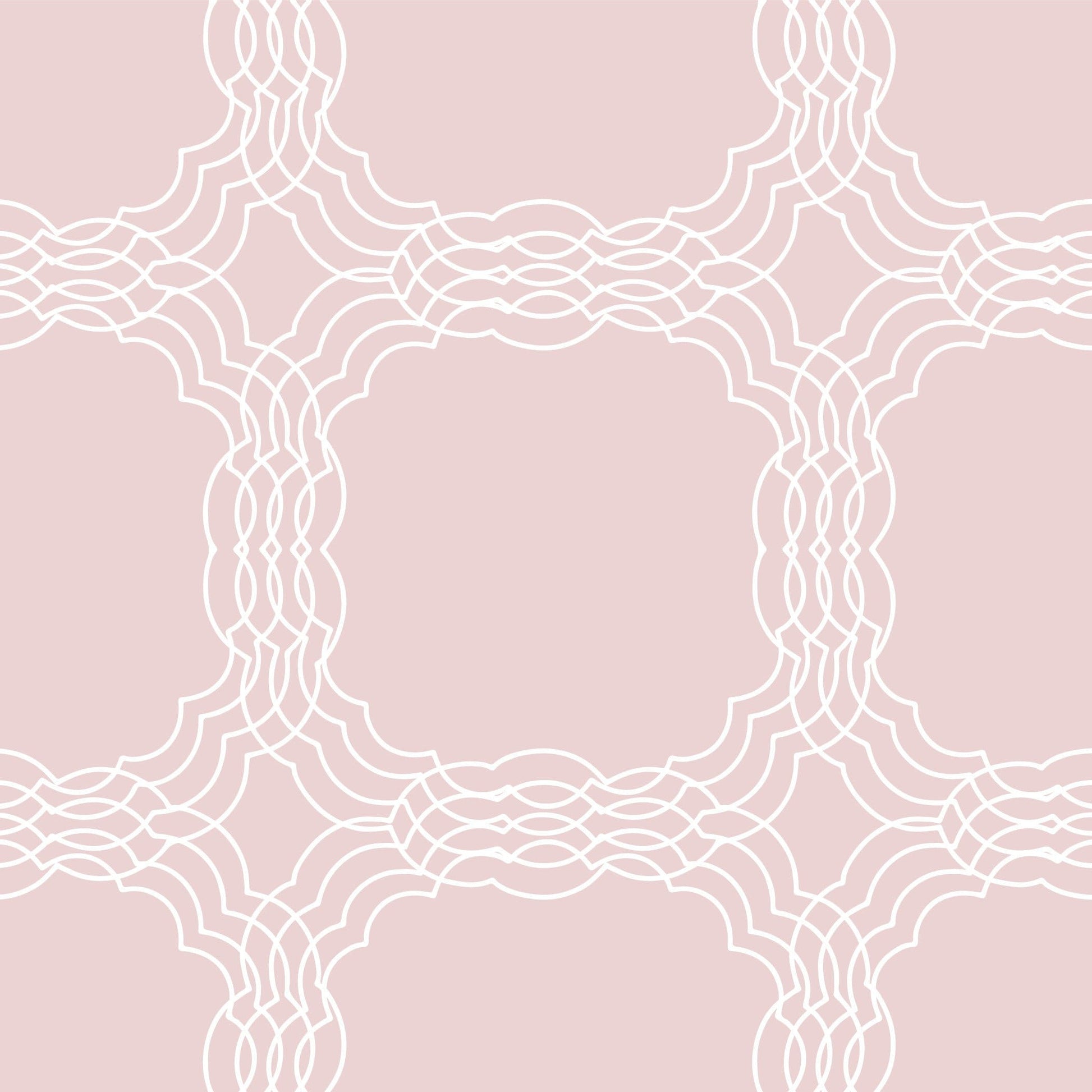 Salmon Pink Mandala Pattern Vinyl Furniture Wrap