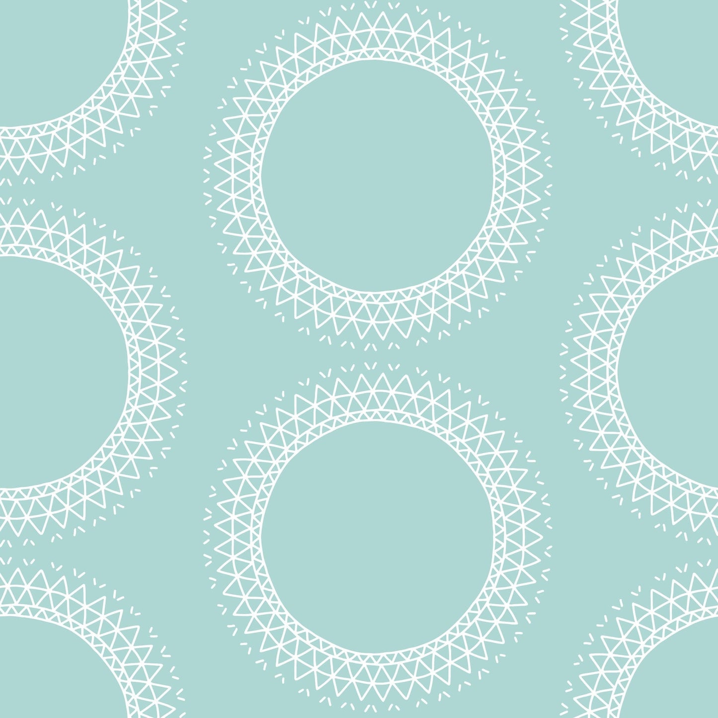 Mint Mandala Pattern Vinyl Furniture Wrap